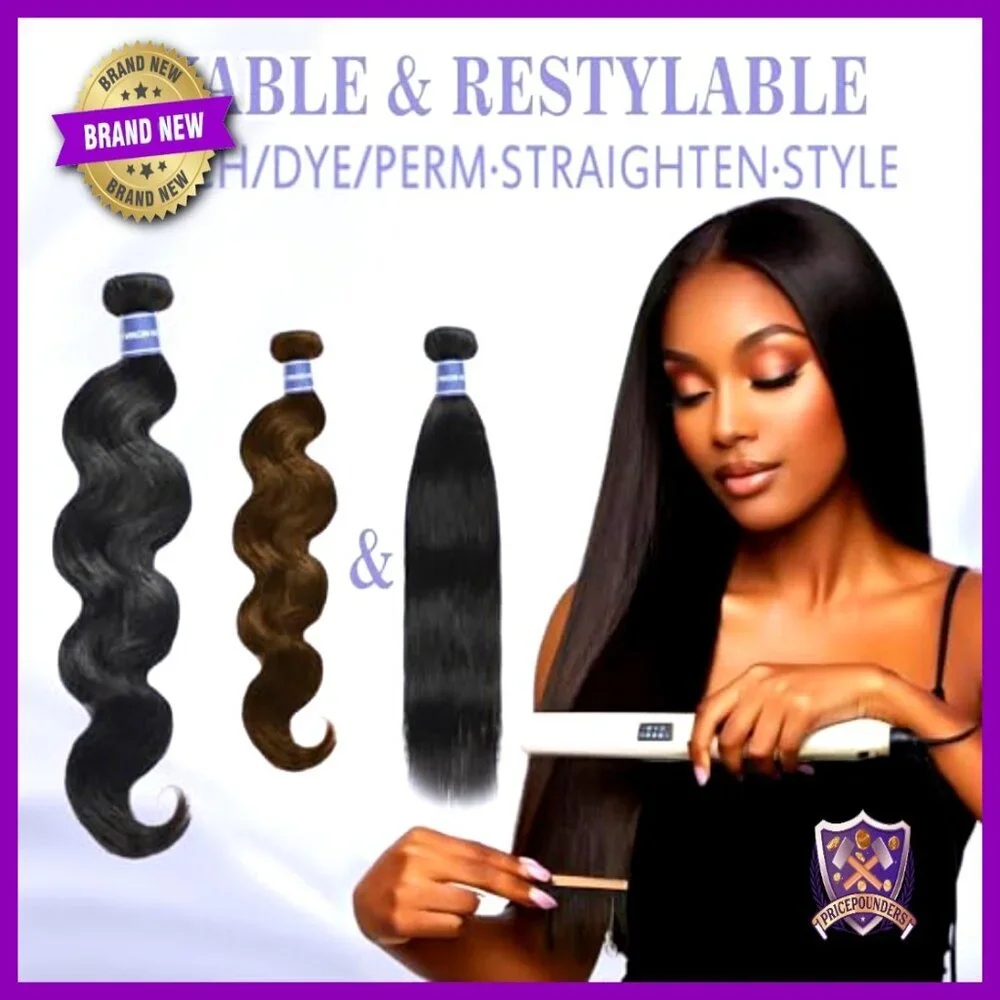 15A Body Wave Human Hair Extensions 12 14 16 Inch Brazilian Virgin Bundles
